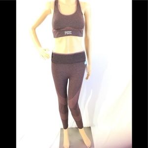 Pink Victoria’s Secret Seamless Workout Tights